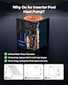 VEVOR 104,790 BTU High-Efficiency Full DC Inverter In-Ground Pool Heat Pump