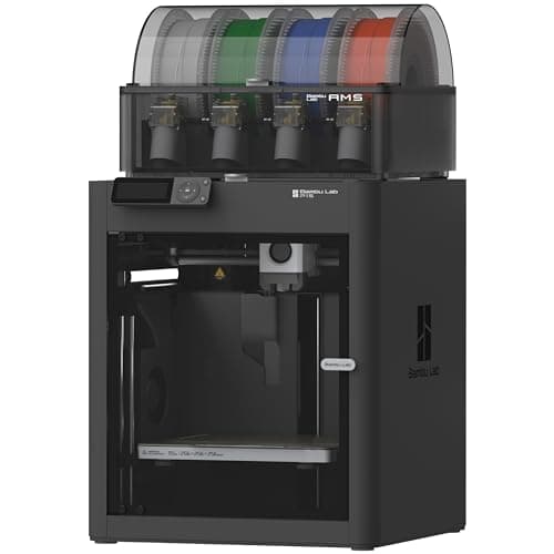 Bambu Lab P1S Combo Fully Enclosed CoreXY 3D Printer with AMS Multi-Color System