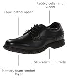 Nunn Bush Men's Sherman Slip-Resistant Dual Comfort Work Shoe Oxford