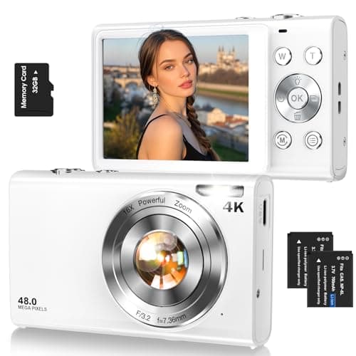 Lecnippy 4K Autofocus Vlogging Camera with 48MP Resolution and Stabilization