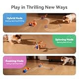 Cheerble Wicked Ball Rolly Smart Toy with Dual Tugging Ropes for Indoor Play