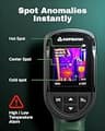H128 Handheld Thermal Imaging Camera with 24-Hour Battery and IP65 Rating