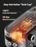 Neretva Vintage-Inspired 20-Bar Espresso Machine with LED Temperature Monitor