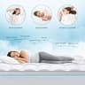 MASVIS 4-Inch Dual Layer Gel Memory Foam Mattress Topper with Pillow Top