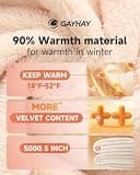 Gayhay Thick Thermal High-Waisted Workout Leggings with Tummy Control Panel