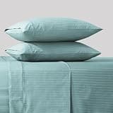 Feather & Stitch 500 Thread Count 100% Cotton Sateen Queen Sheet Set, 18-Inch Pockets