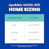 AprilAire 800 Whole-House Steam Humidifier with Automatic Digital Control, 10,300 Sq. Ft.