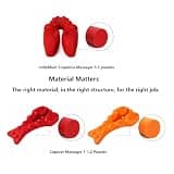 LittleMum Heavy Silicone Trapezius Trigger Point Massager for Neck Pain