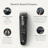 MANSCAPED The Beard Hedger PLUS Premium Waterproof Trimmer (14 Settings, 20mm)