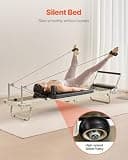 VEVOR Foldable Pilates Reformer with Cast Iron Frame and High-Speed Pulley
