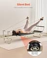 VEVOR Foldable Pilates Reformer with Cast Iron Frame and High-Speed Pulley