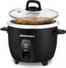 Elite Gourmet ERC2010B Electric Rice Cooker with 304 Stainless Pot, 10-Cup