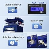 TYKOOL LFP30L-BS-PRO 800CCA 18Ah Waterproof Lithium LiFePO4 Battery with LCD Display