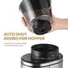 Ollygrin Conical Burr Coffee Grinder with Auto-Locking 10-Ounce Hopper