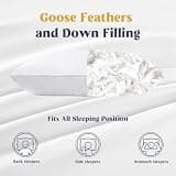 Puredown Goose Feathers and Down Hotel Collection Pillows - Standard