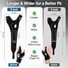 Mylivell Handsfree LED Flashlight Gloves with Stretchy Polyester Fabric