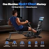 MERACH Sculls Dual-Handle Magnetic Resistance Outdoor Rowing Simulator