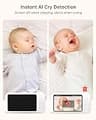 Jartoo 5.5-Inch 2K Video Baby Monitor 2025 Edition with Active Noise Cancellation