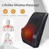 Boriwat Back Massager with Heat, 3D Kneading Massage Pillow with Remote