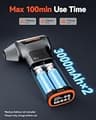 WOLFBOX MF200 Commercial-Grade Swappable Battery Powered Air Duster Tool