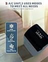 Garvee 14,000 BTU 3-in-1 Portable Air Conditioner with Follow Me Smart Remote