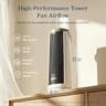 LEVOIT Mini Compact Oscillating Desk Tower Fan with 3-Angle Custom Sweep
