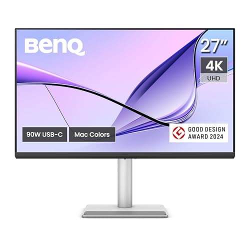 BenQ MA270U 27-Inch 4K Mac-Ready Monitor with Dual 90W USB-C Power Delivery