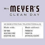 Mrs. Meyer's Clean Day Lavender Scented Soy Wax Candle, 7.2 Ounces (2-Pack)
