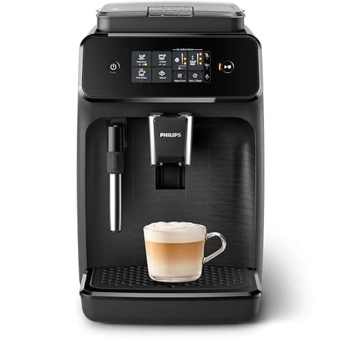 Philips 1200 Series Fully Automatic Espresso Machine with Milk Frother EP1220/04