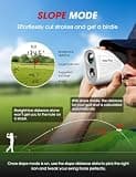 BirdiePulse 1300-Yard Golf Rangefinder with Slope, Magnetic Mount and HD Display
