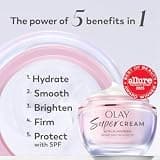 Olay Super Cream with Sunscreen Broad Spectrum SPF 30 Anti-Aging Face Moisturizer