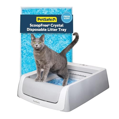 PetSafe ScoopFree Crystal Pro Legacy Uncovered Flat Low-Profile Litter Box