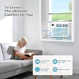 Electactic 10,000 BTU Window Air Conditioner with Auto Resume and Timer Setup