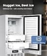 Electactic 15-Inch Undercounter Nugget Ice Machine, 66 lbs Daily Capacity