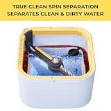 True & Tidy TrueClean Spin Mop 2.0 with Detachable Bucket & Square Head