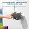 DVKNM AP7-2 Magnetic Solar Wireless Backup Camera with 7-Inch IPS Monitor