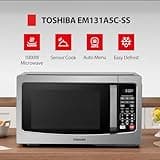 Toshiba EM131A5C-SS Stainless Steel Countertop Microwave Oven 1.2 Cu Ft