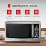 Toshiba EM131A5C-SS Stainless Steel Countertop Microwave Oven 1.2 Cu Ft