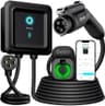 EVIQO 40 Amp NEMA 14-50 Plug-In Level 2 EV Charger with App Control & Weatherproofing