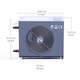 GRAT 1.5 HP Commercial Cold Plunge Tub Chiller with Smart WiFi App Control