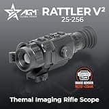 AGM Rattler V2 25-256 Thermal Imaging Rifle Scope with 25mm Lens and 1250-Yard Detection