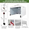 Crown Shades 10x10 Commercial Instant Canopy Pop Up Tent featuring CenterLok Setup