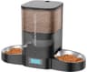 HoneyGuaridan 3.5L Dual-Bowl Automatic Cat Feeder with Stainless Bowls