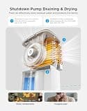 GoveeLife 137-Pint Smart Dehumidifier with Built-In Pump for Large Homes