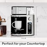 Braun MultiServe Plus KF9270SI 10-Cup ExactBrew Pod-Free Coffee Maker System