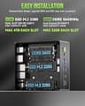 GMKtec K11 Mini PC with AMD Ryzen 9 8945HS, Radeon 780M, 32GB RAM & 1TB SSD