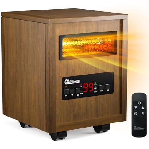 Dr. Infrared Heater DR-123 Indoor Portable Space Heater with Dual System