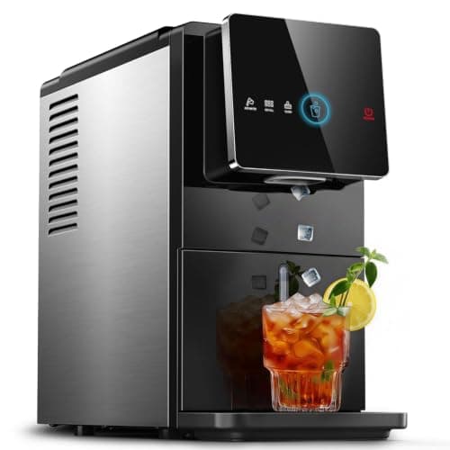 Silonn Auto Drop Countertop Nugget Ice Dispenser with Touchless Design