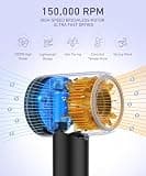 Cosy Companions High-Speed Ionic Hair Dryer with 150,000 RPM Brushless Motor