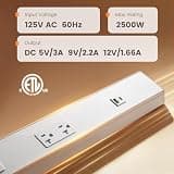 SURAIELEC 24-Inch Hardwired Under Cabinet Power Strip with 20A GFCI and USB